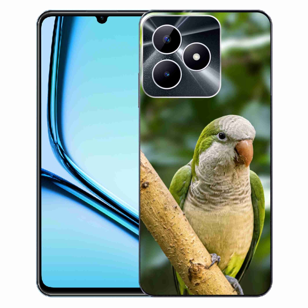 Gelový kryt mmCase na Realme Note 50 - papoušek mníšek
