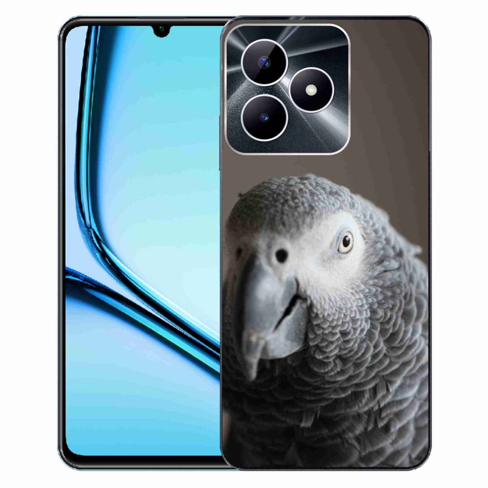 Gelový kryt mmCase na Realme Note 50 - papoušek žako 2
