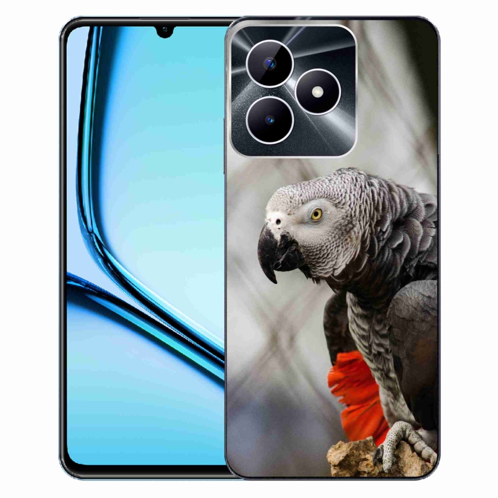 Gelový kryt mmCase na Realme Note 50 - papoušek žako 3