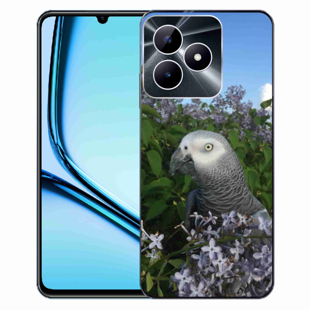 Gelový kryt mmCase na Realme Note 50 - papoušek žako