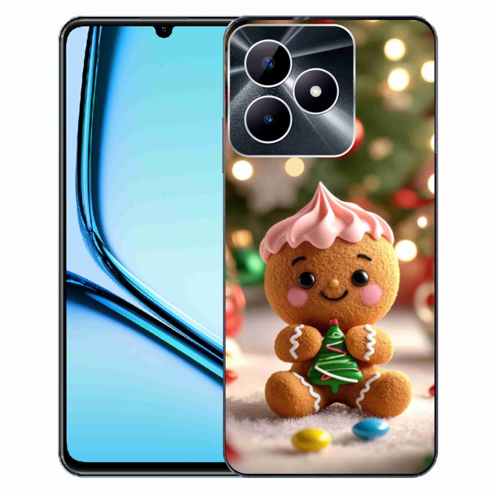 Gelový kryt mmCase na Realme Note 50 - perníček