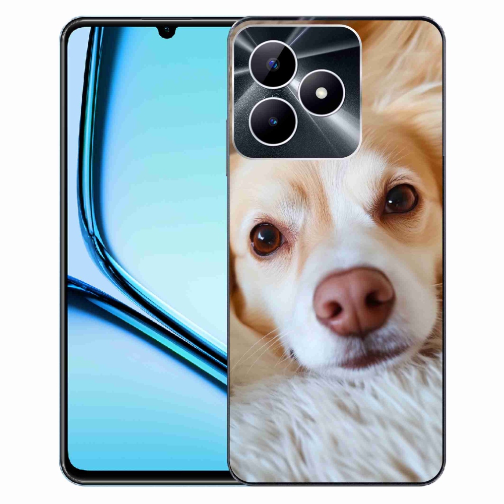 Gelový kryt mmCase na Realme Note 50 - Roztomilá čivava