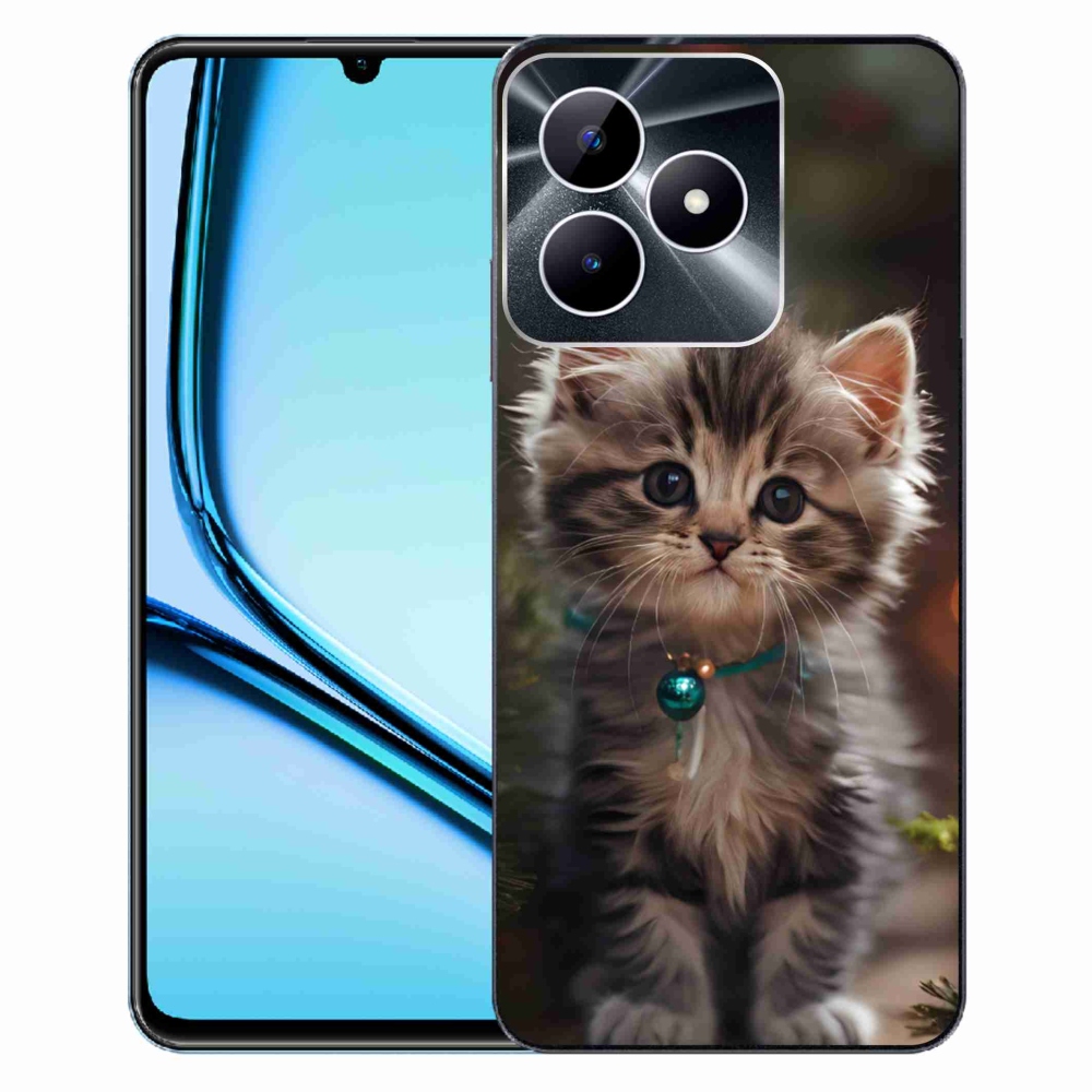 Gelový kryt mmCase na Realme Note 50 - roztomilé kotě 11