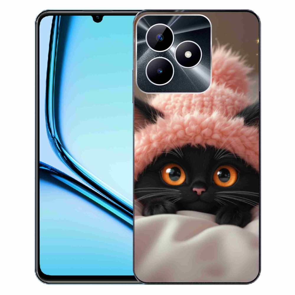 Gelový kryt mmCase na Realme Note 50 - roztomilé kotě 7
