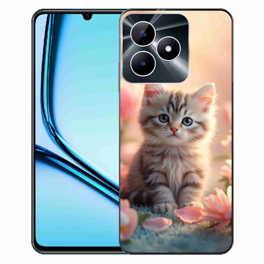 Gelový kryt mmCase na Realme Note 50 - roztomilé kotě 8
