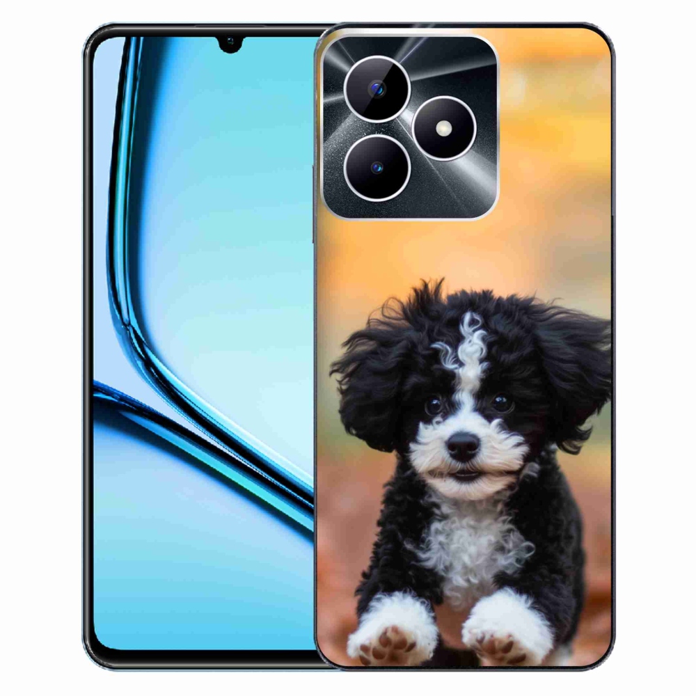 Gelový kryt mmCase na Realme Note 50 - roztomilé štěně 2
