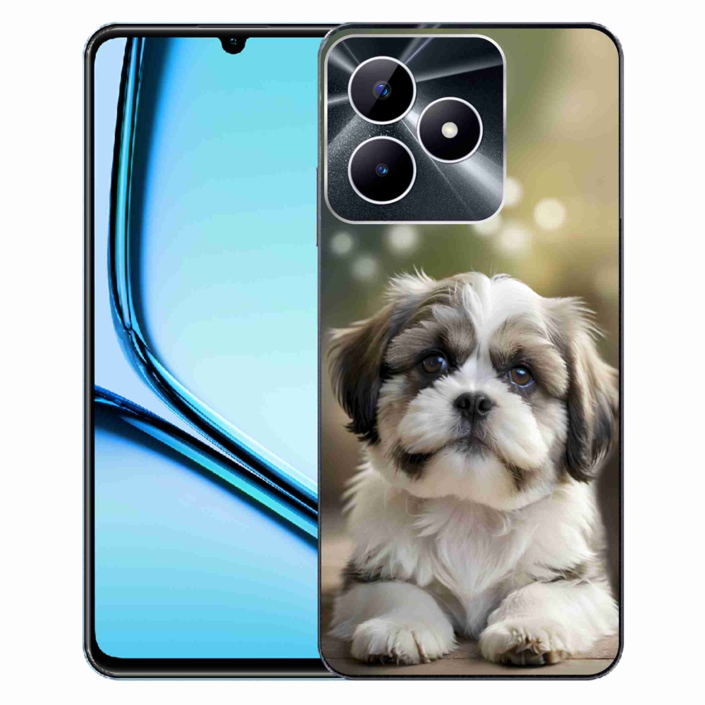 Gelový kryt mmCase na Realme Note 50 - roztomilý shih-tzu