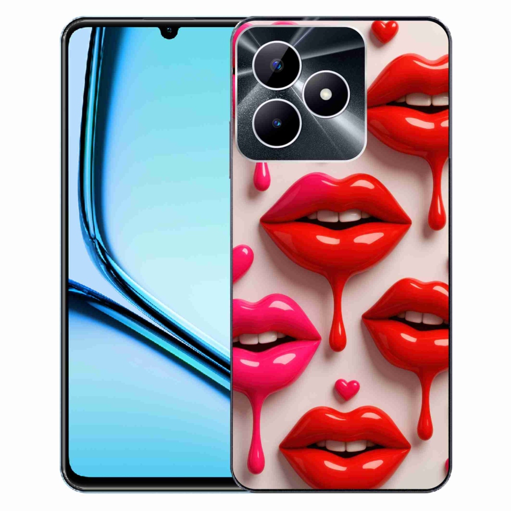 Gelový kryt mmCase na Realme Note 50 - rty 2