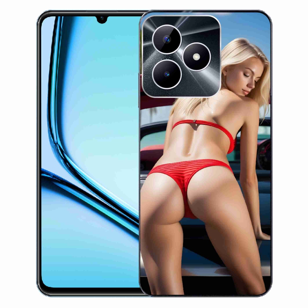 Gelový kryt mmCase na Realme Note 50 - sexy žena 2
