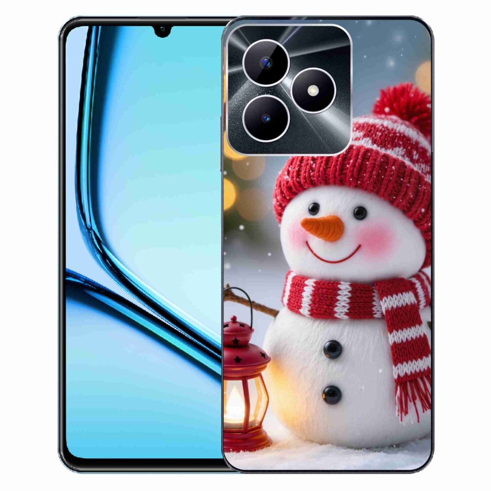 Gelový kryt mmCase na Realme Note 50 - sněhulák 2