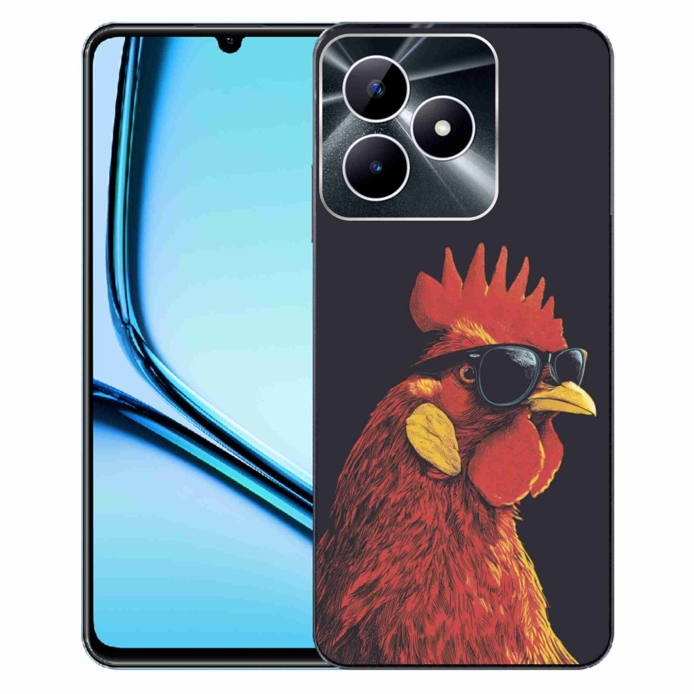 Gelový kryt mmCase na Realme Note 50 - stylový kohout