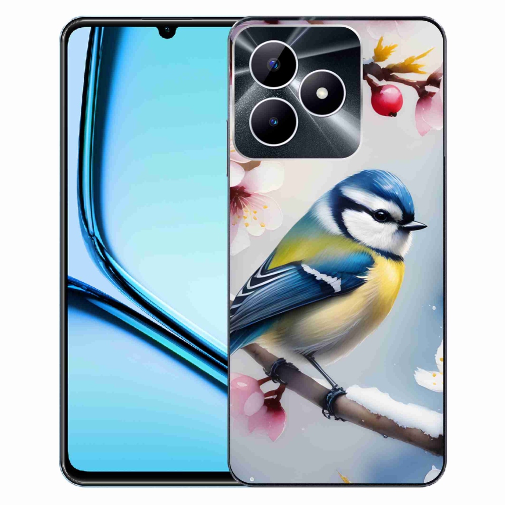 Gelový kryt mmCase na Realme Note 50 - sýkorka