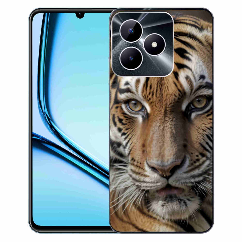 Gelový kryt mmCase na Realme Note 50 - tygří pohled