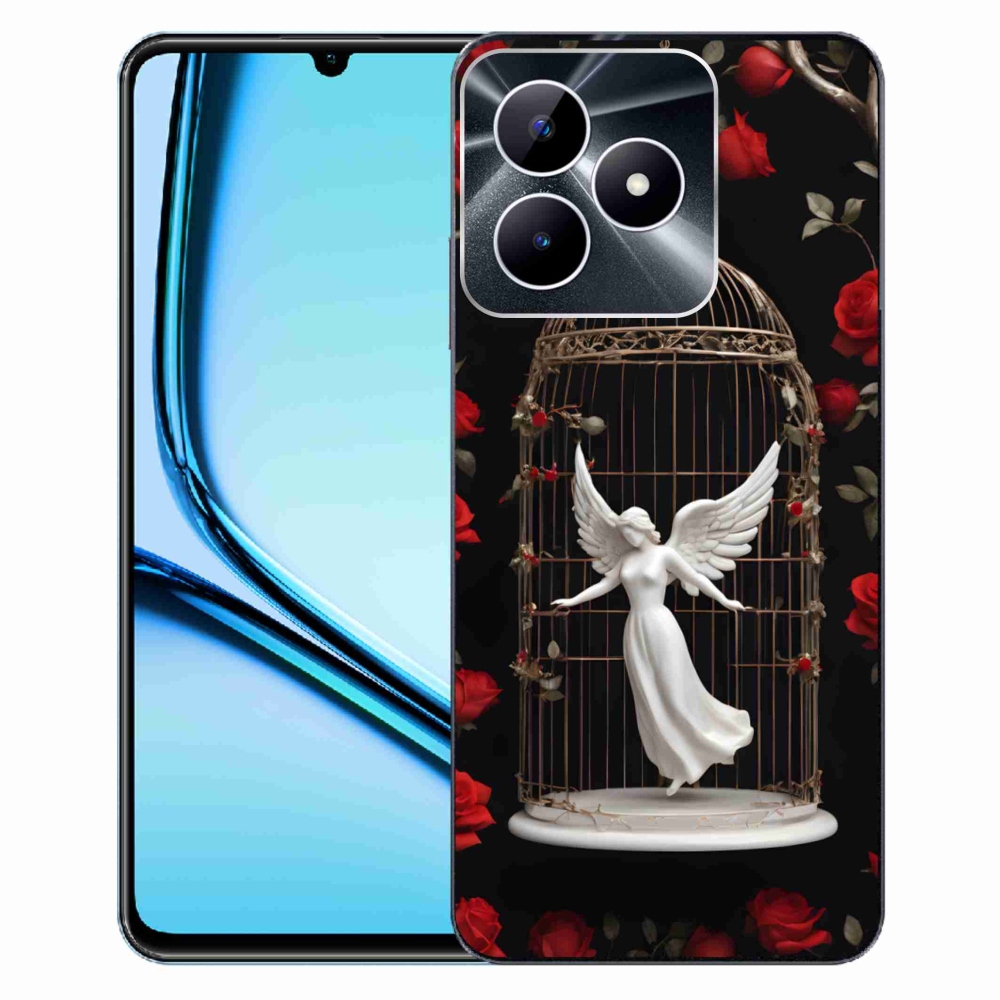 Gelový kryt mmCase na Realme Note 50 - uvězněný anděl