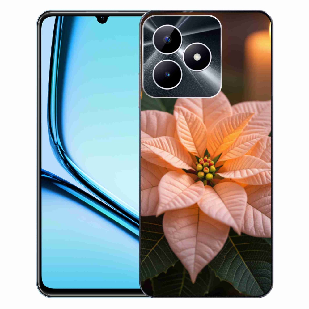 Gelový kryt mmCase na Realme Note 50 - vánoční hvězda