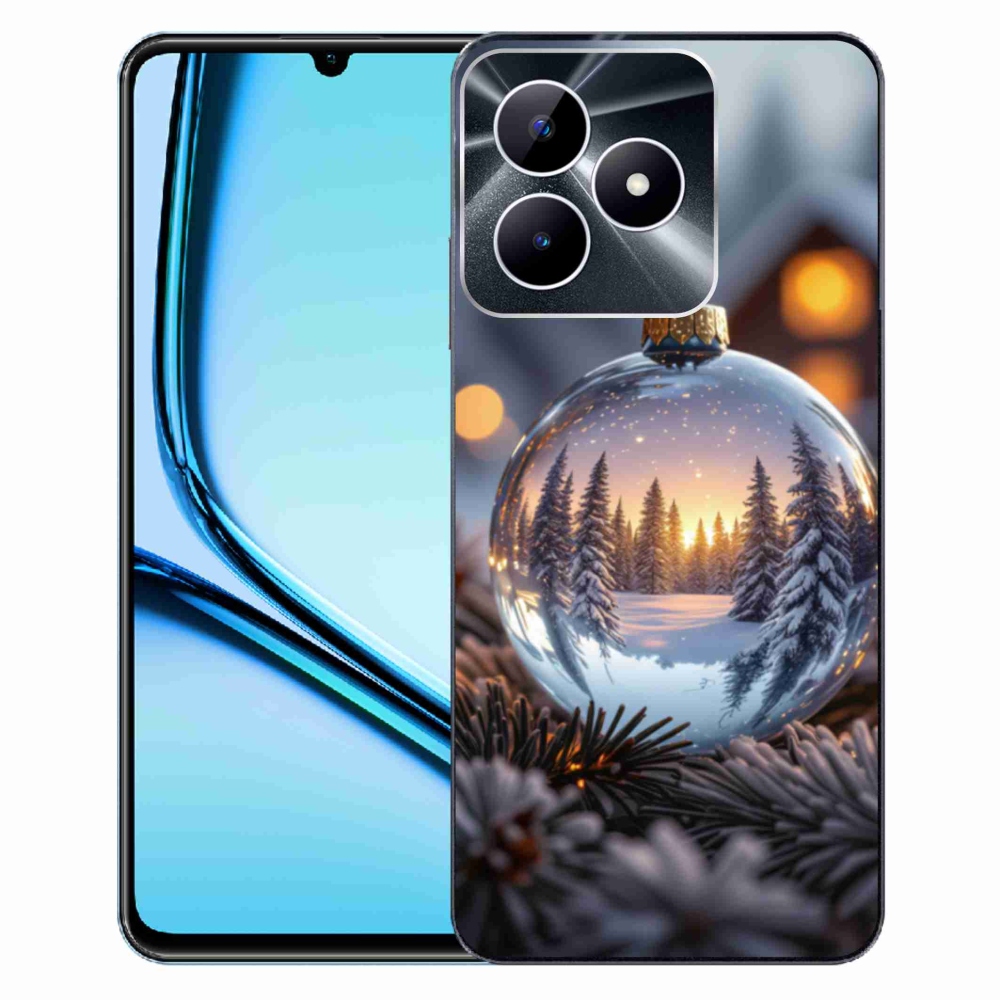 Gelový kryt mmCase na Realme Note 50 - vánoční ozdoba