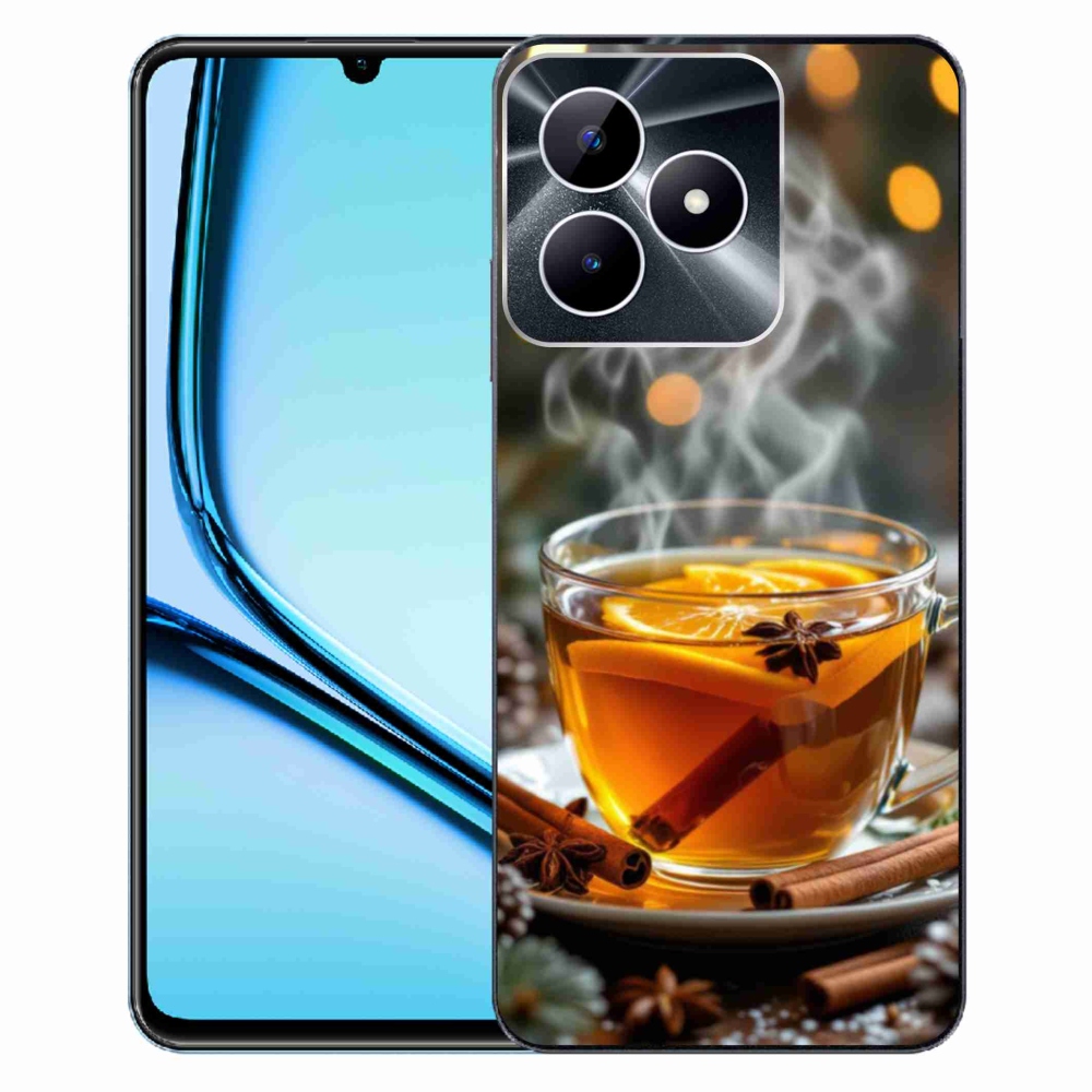 Gelový kryt mmCase na Realme Note 50 - vánoční punč