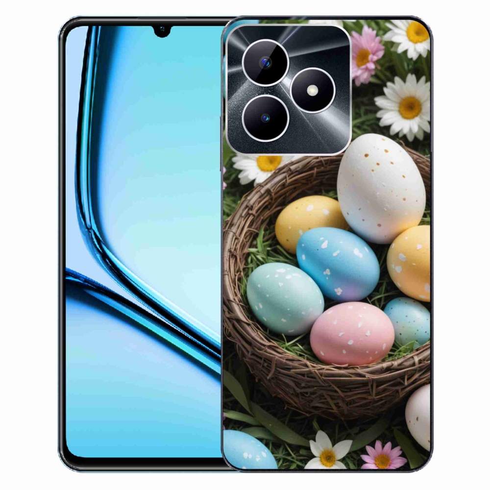 Gelový kryt mmCase na Realme Note 50 - velikonoční vajíčka 2