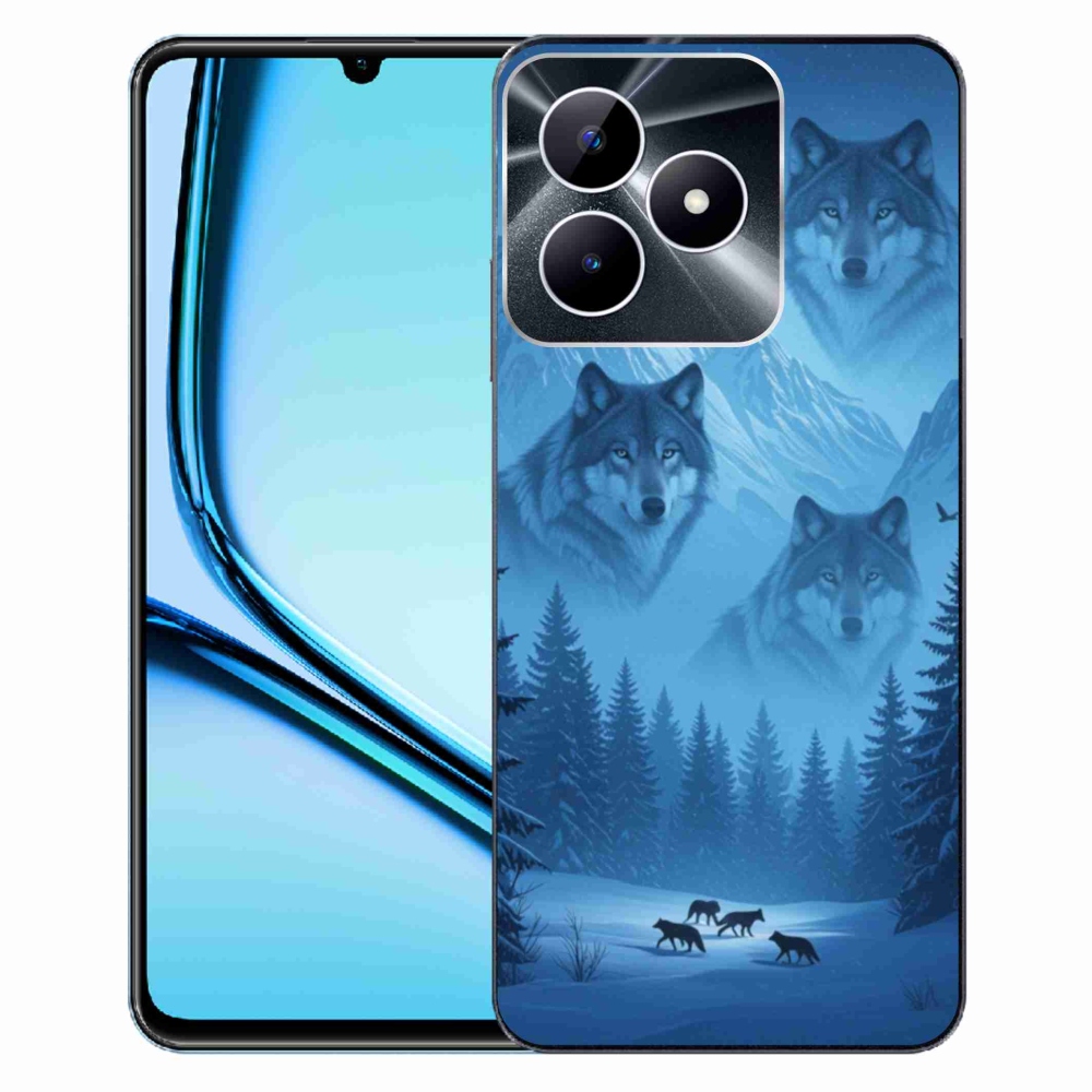Gelový kryt mmCase na Realme Note 50 - vlčí smečka