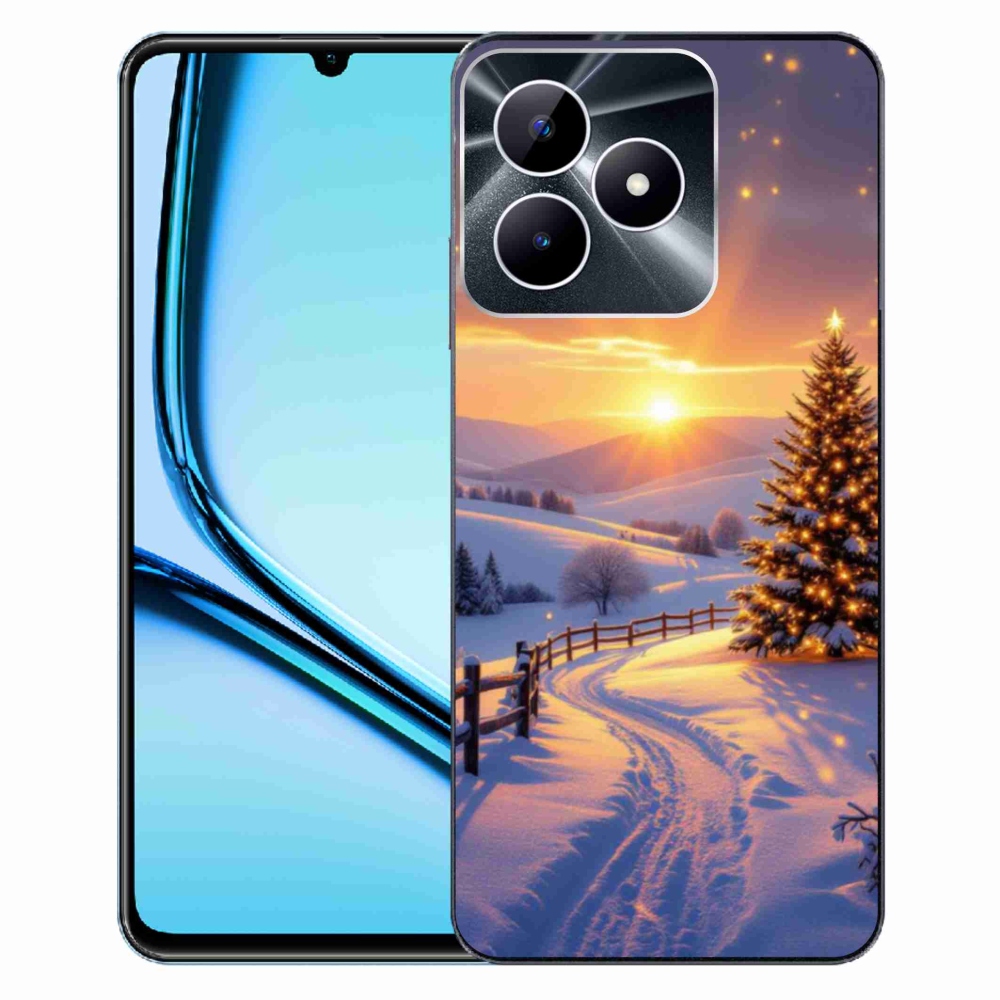 Gelový kryt mmCase na Realme Note 50 - zimní krajina
