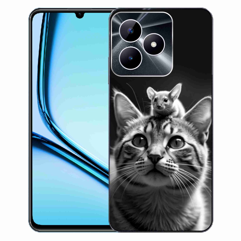 Gelový kryt mmCase na Realme Note 50 - zvířecí přátelství 2