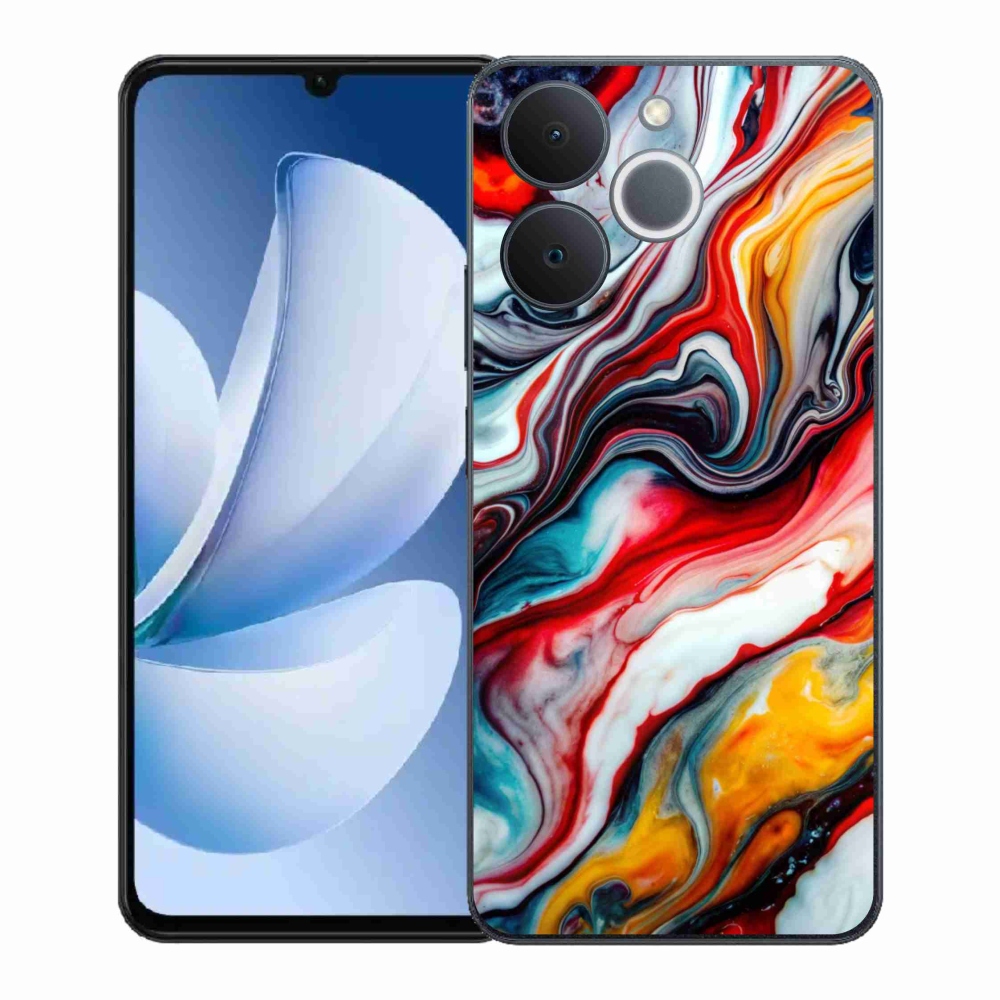Gelový kryt mmCase na Realme Note 70T - abstraktní motiv 35