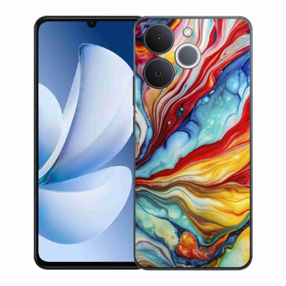 Gelový kryt mmCase na Realme Note 70T - abstraktní motiv 58