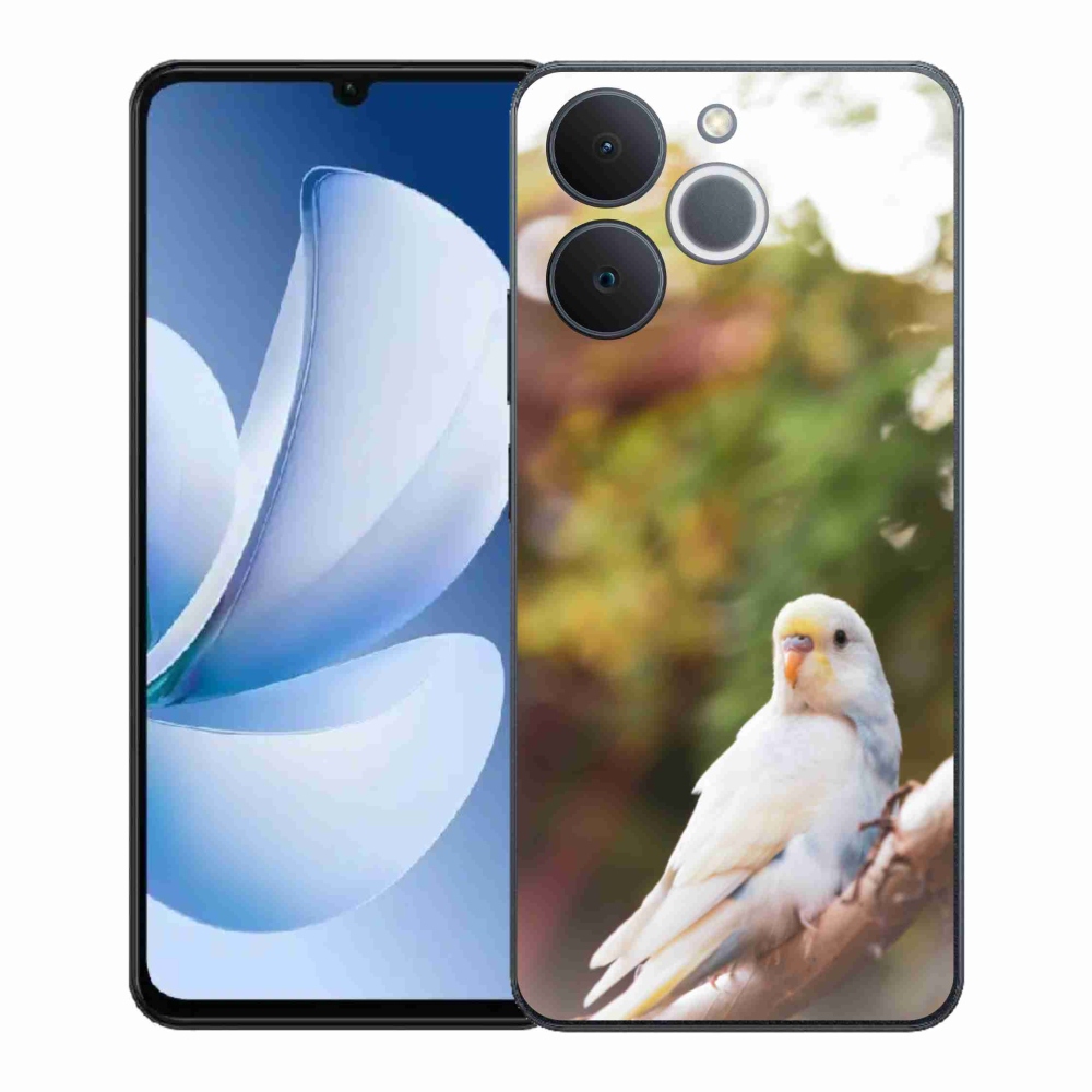 Gelový kryt mmCase na Realme Note 70T - andulka bílá