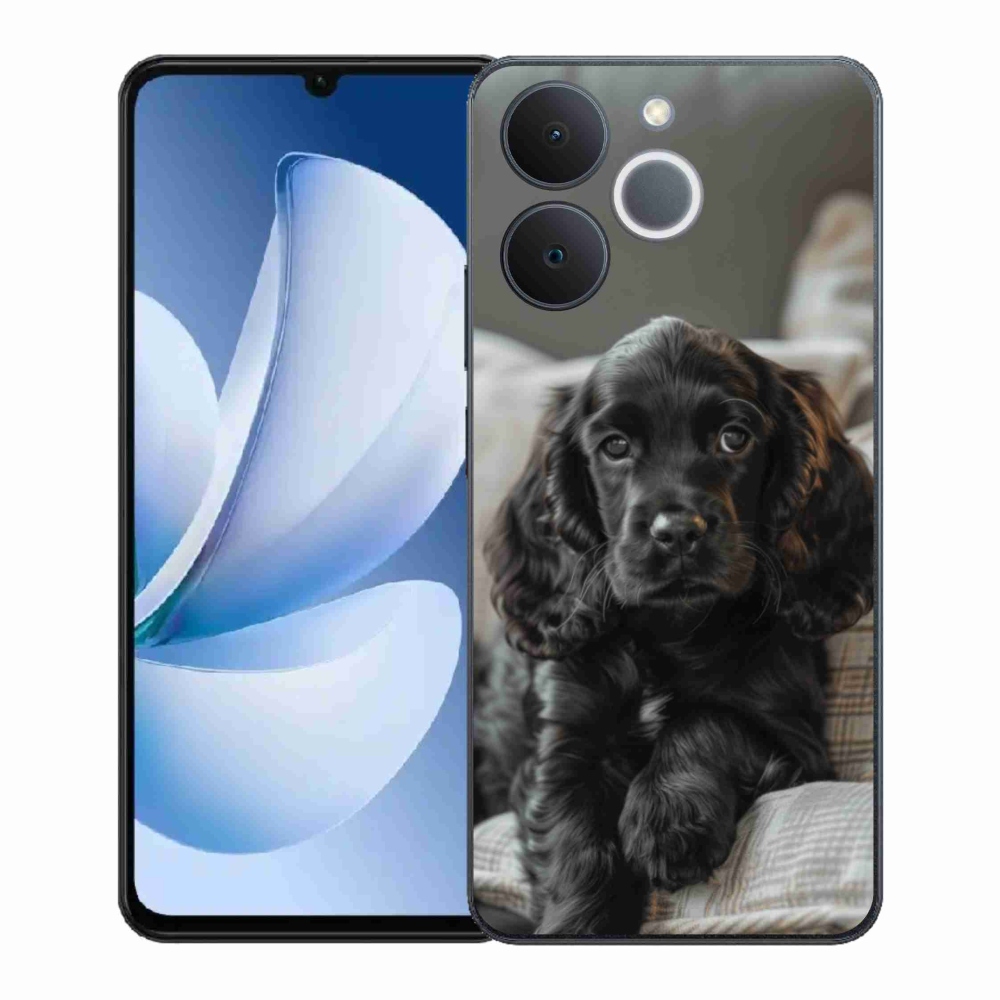 Gelový kryt mmCase na Realme Note 70T - anglický kokršpaněl
