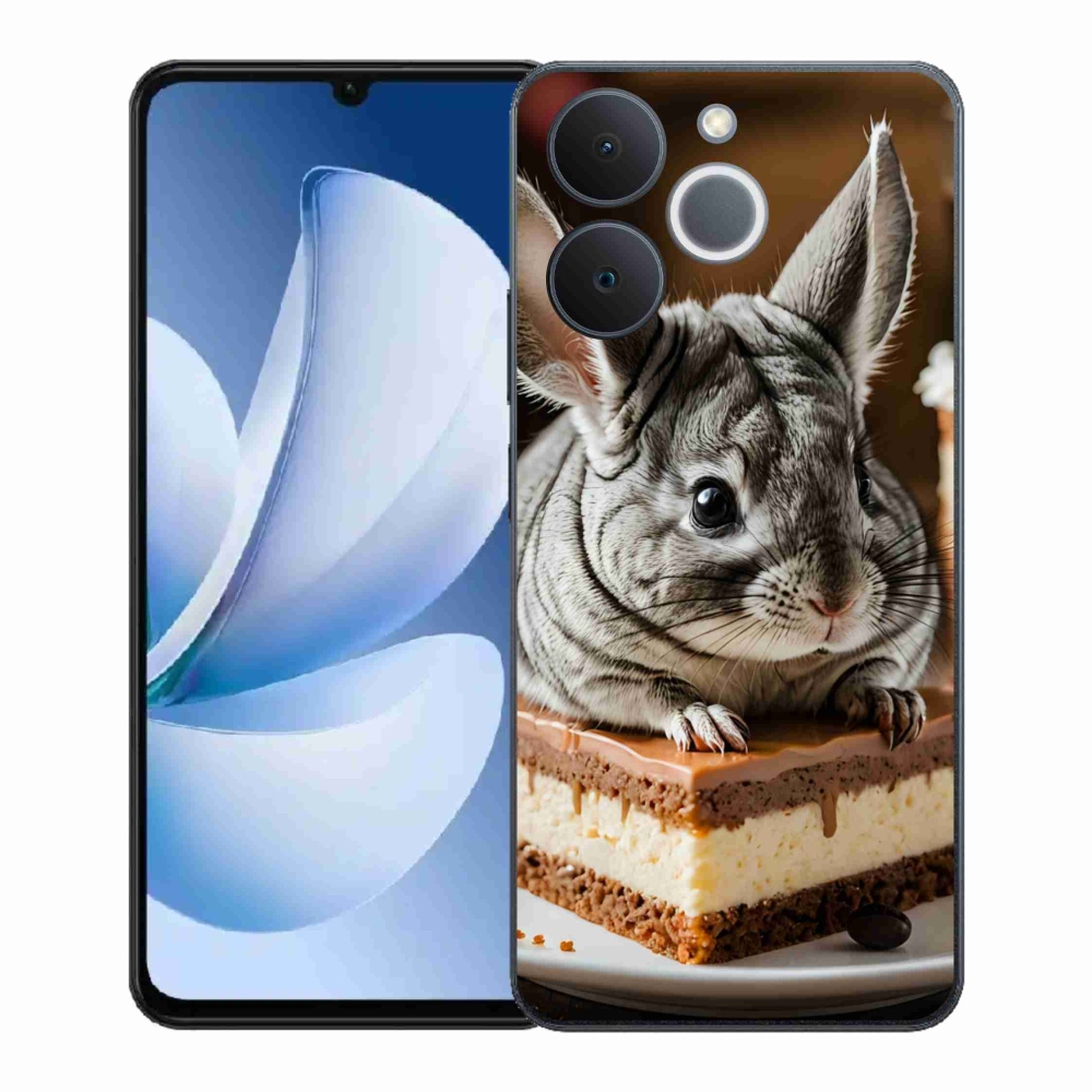 Gelový kryt mmCase na Realme Note 70T - činčila