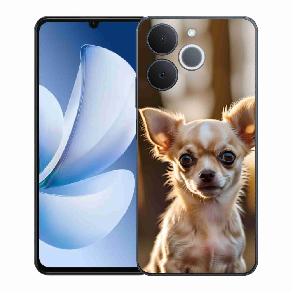 Gelový kryt mmCase na Realme Note 70T - čivava 6
