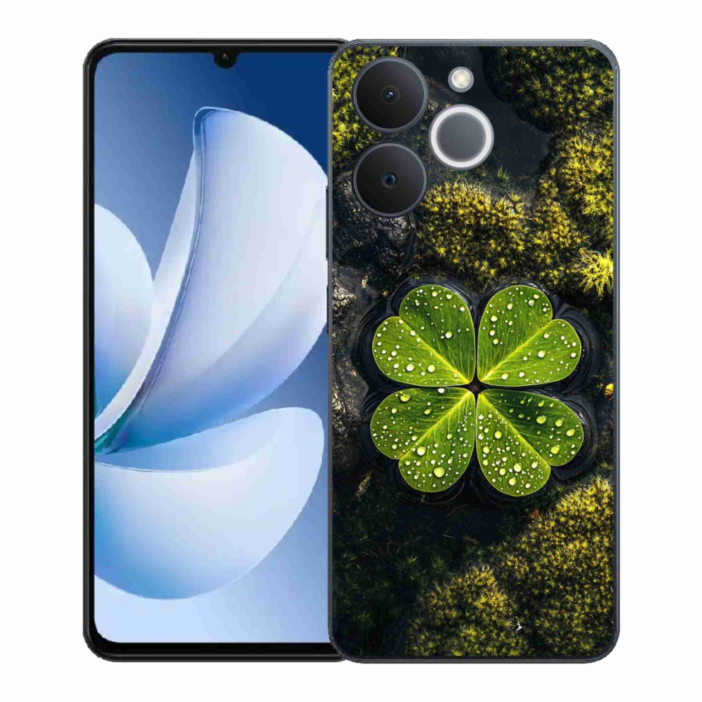 Gelový kryt mmCase na Realme Note 70T - čtyřlístek
