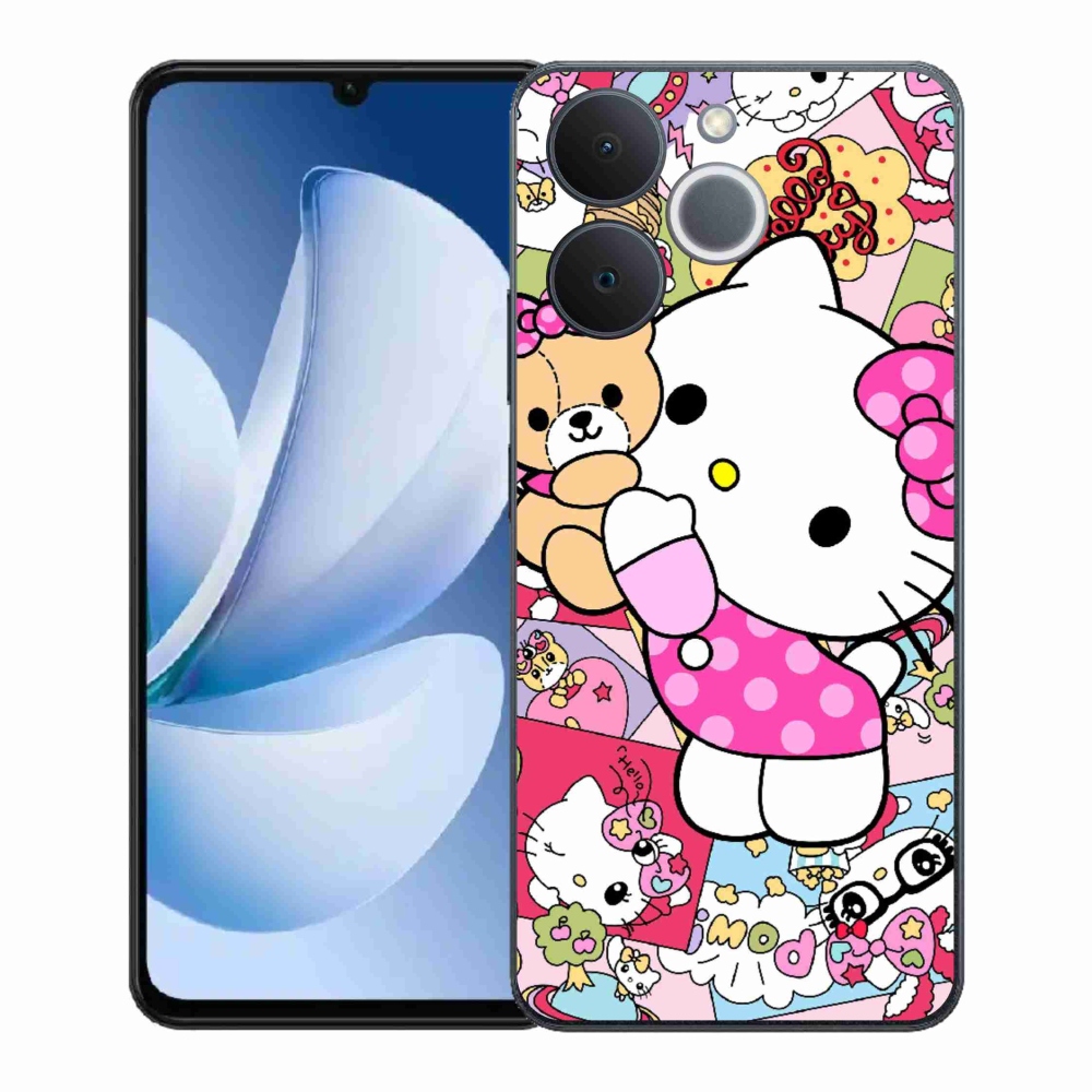 Gelový kryt mmCase na Realme Note 70T - cute kitty