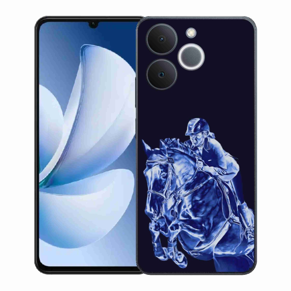 Gelový kryt mmCase na Realme Note 70T - dostihový kůň