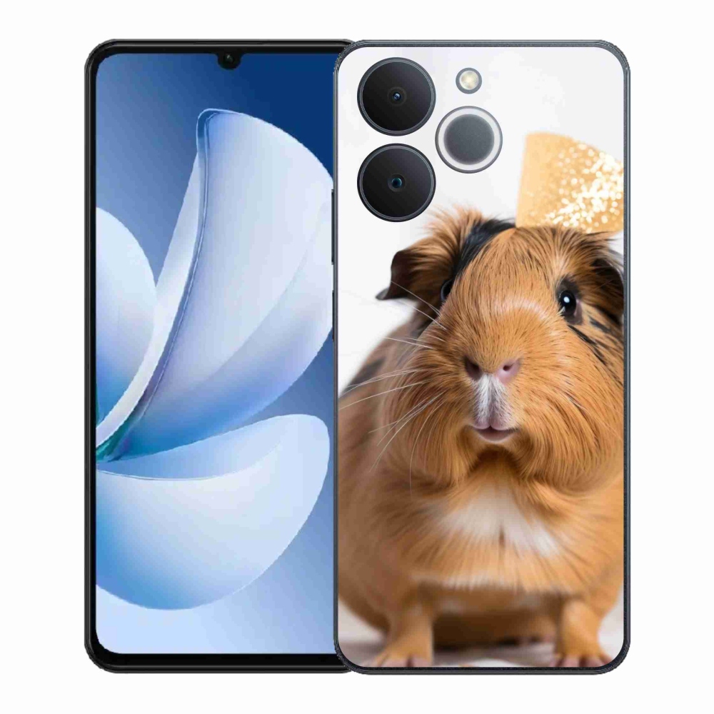 Gelový kryt mmCase na Realme Note 70T - hnědé morče