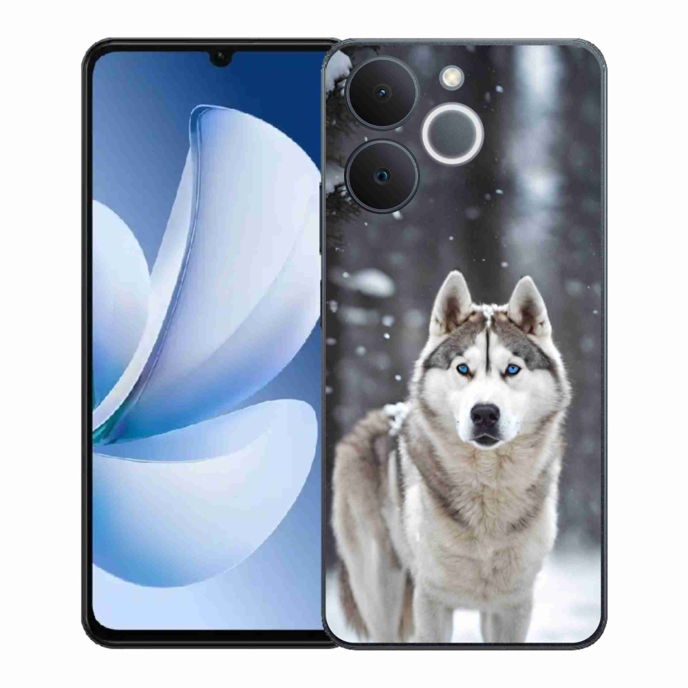 Gelový kryt mmCase na Realme Note 70T - husky 2