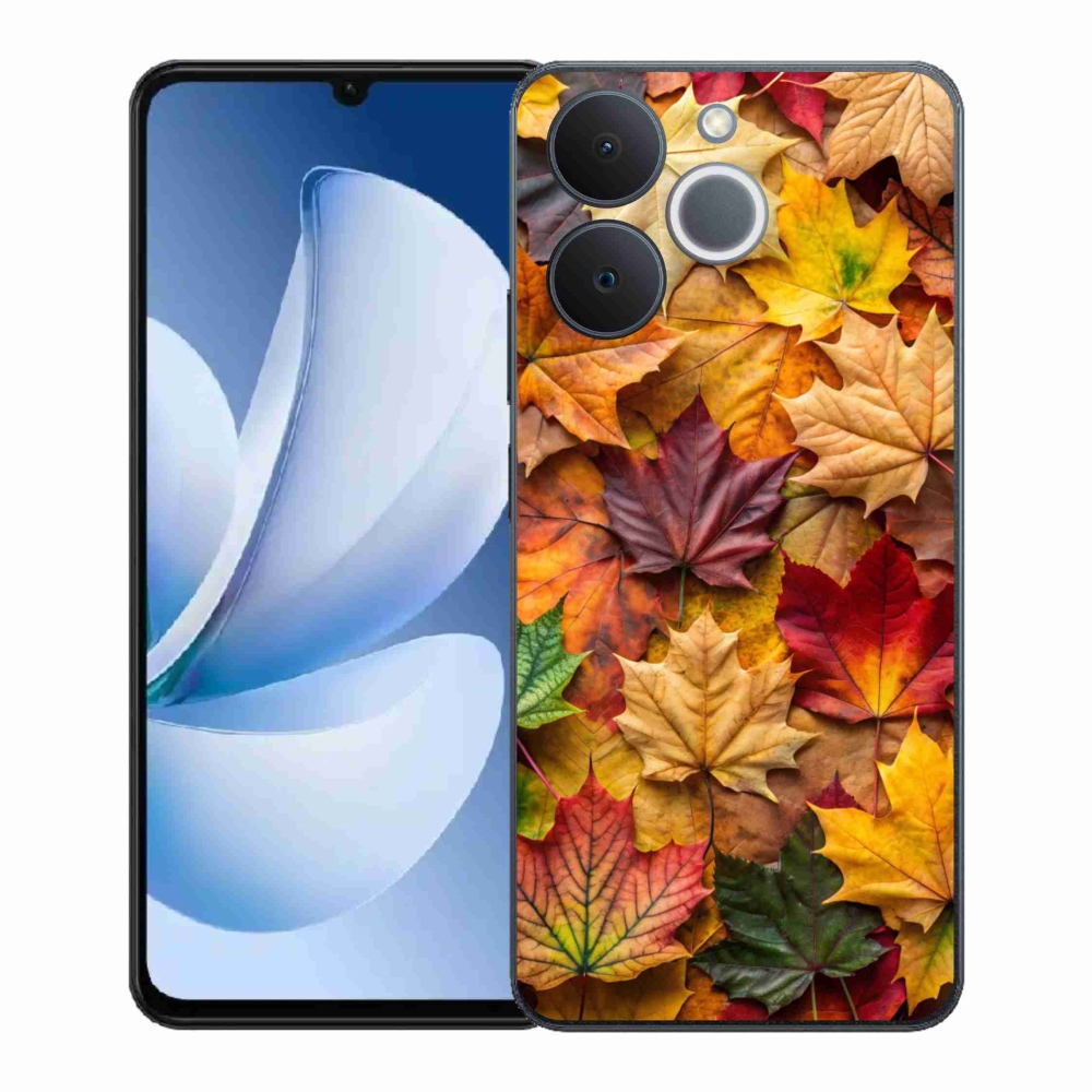 Gelový kryt mmCase na Realme Note 70T - javorové listy 2