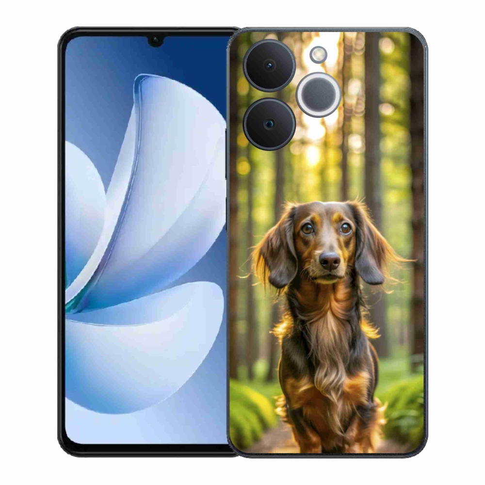 Gelový kryt mmCase na Realme Note 70T - jezevčík 4