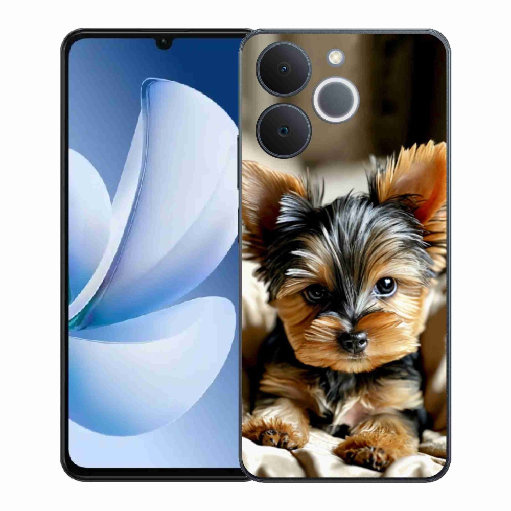 Gelový kryt mmCase na Realme Note 70T - jorkšír 11