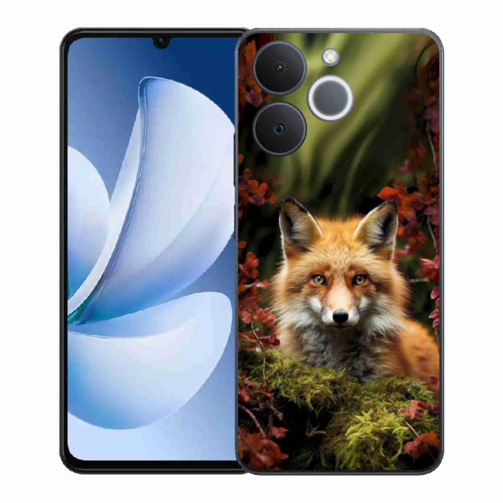 Gelový kryt mmCase na Realme Note 70T - liška v lese