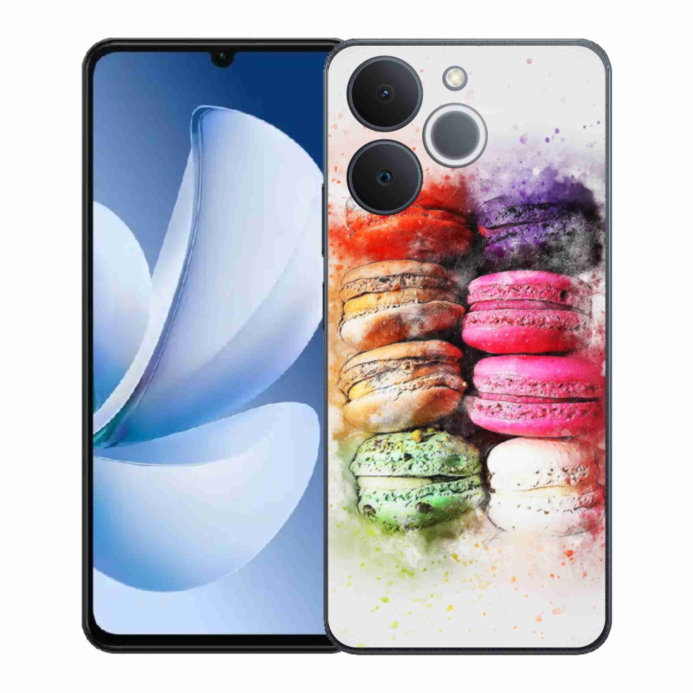 Gelový kryt mmCase na Realme Note 70T - makrónky