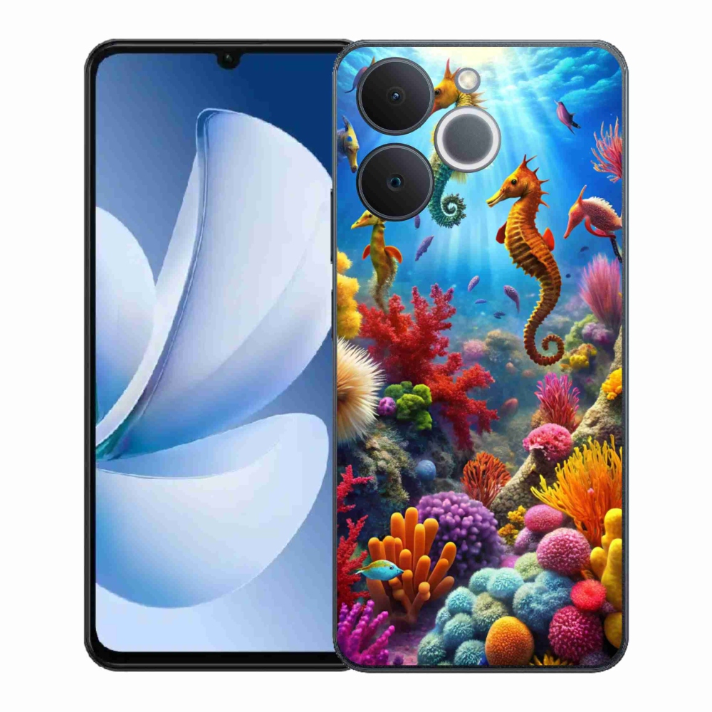 Gelový kryt mmCase na Realme Note 70T - mořský svět 3