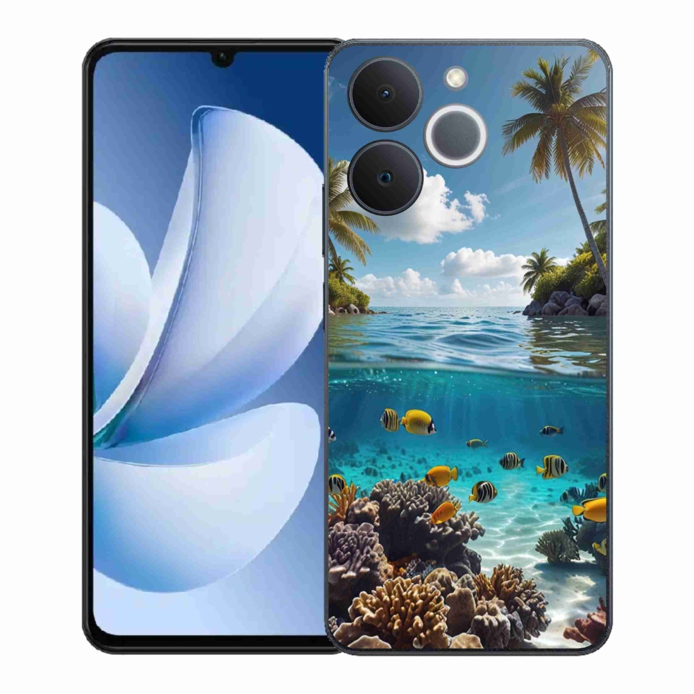 Gelový kryt mmCase na Realme Note 70T - mořský svět 4
