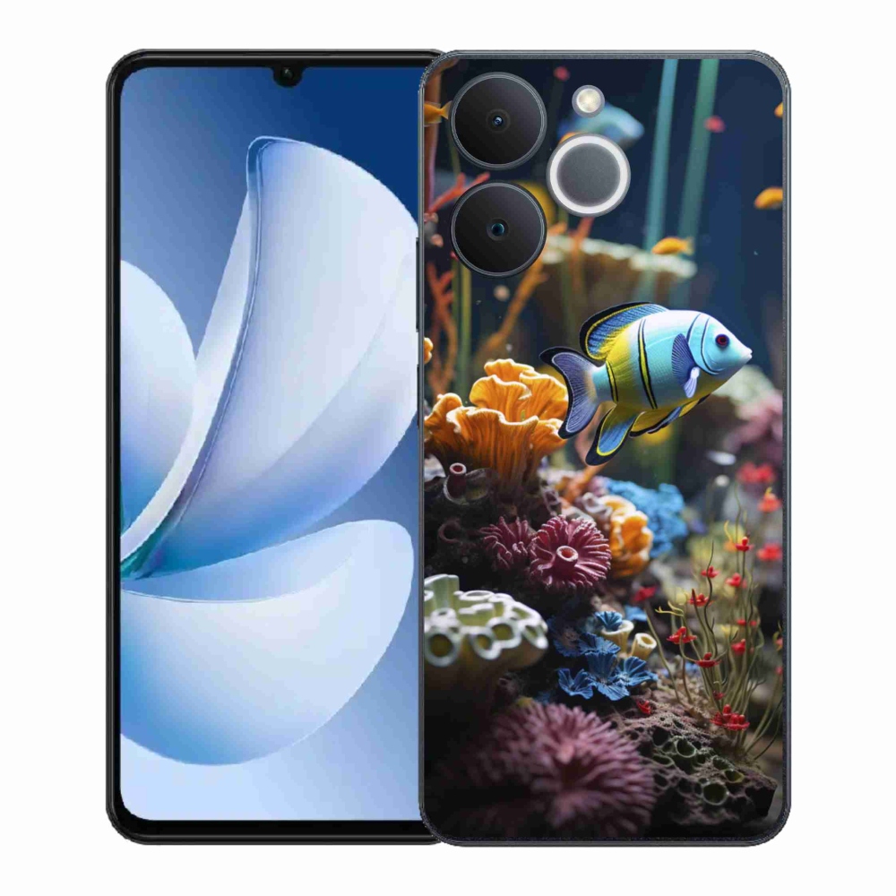 Gelový kryt mmCase na Realme Note 70T - mořský svět 5