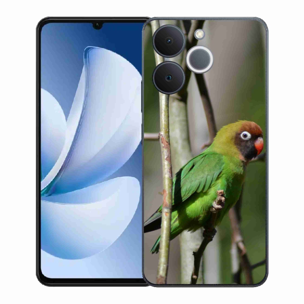 Gelový kryt mmCase na Realme Note 70T - papoušek agapornis