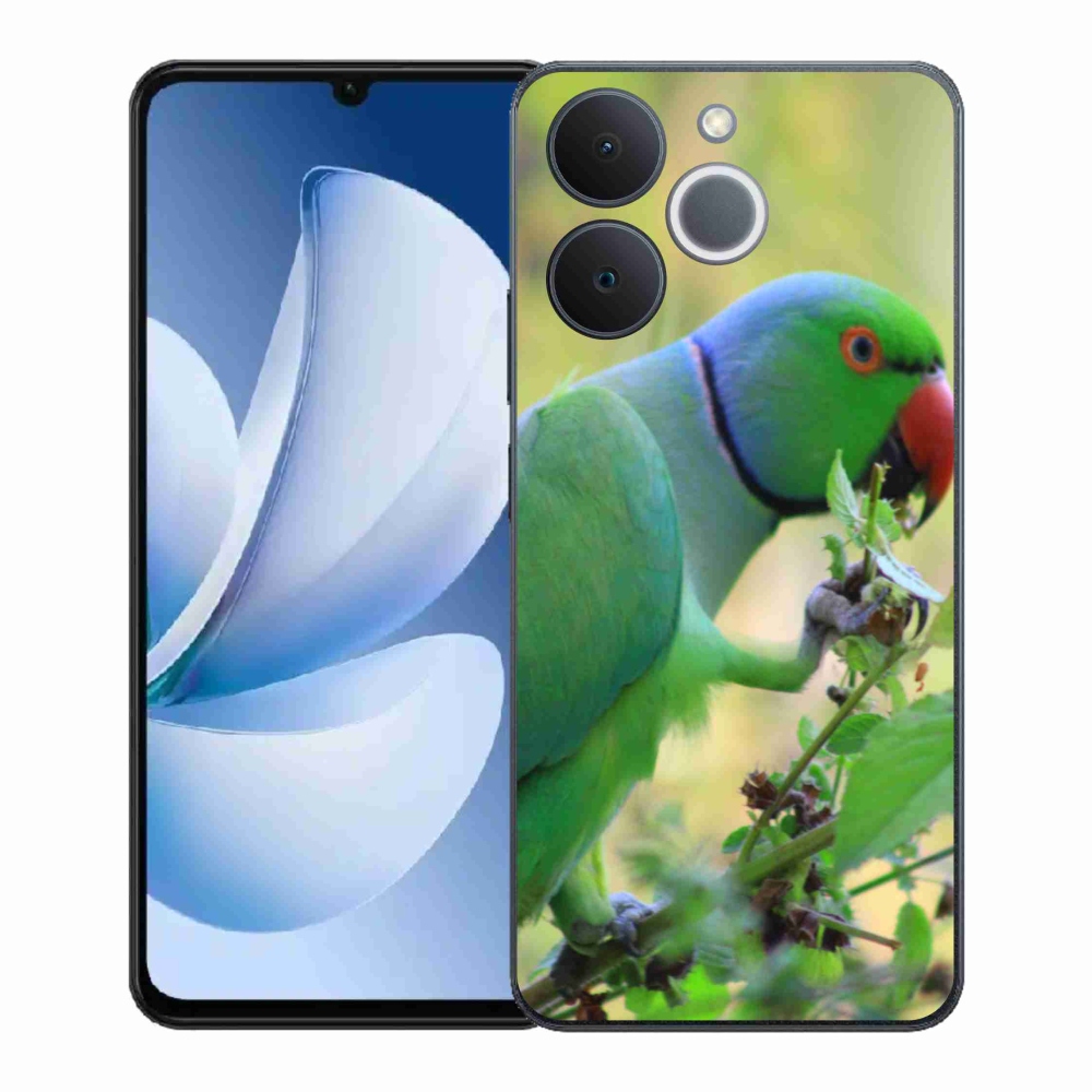 Gelový kryt mmCase na Realme Note 70T - papoušek alexandr