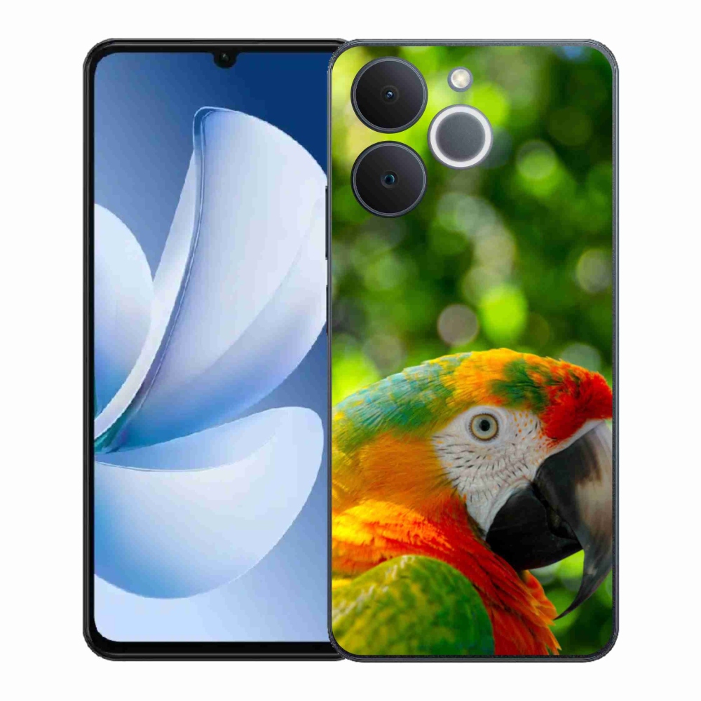 Gelový kryt mmCase na Realme Note 70T - papoušek ara 3