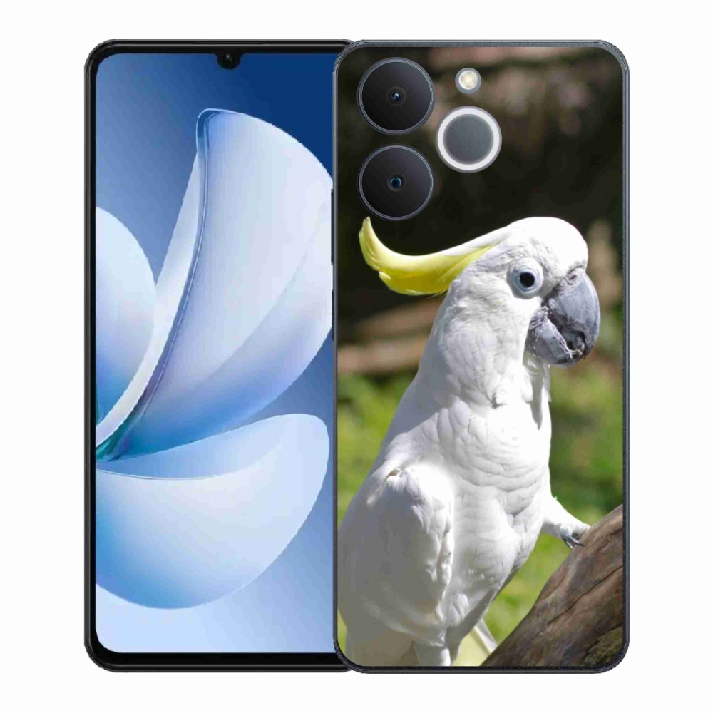 Gelový kryt mmCase na Realme Note 70T - papoušek kakadu 2