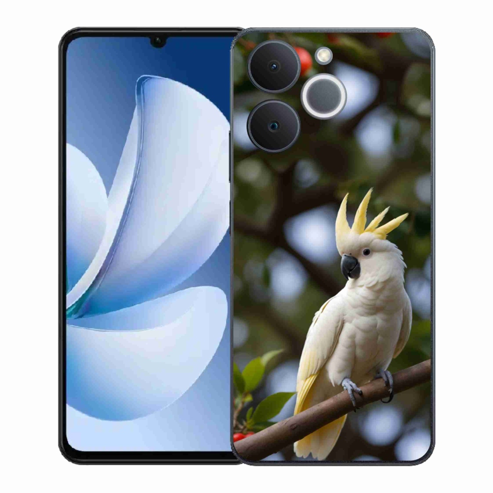 Gelový kryt mmCase na Realme Note 70T - papoušek kakadu 3