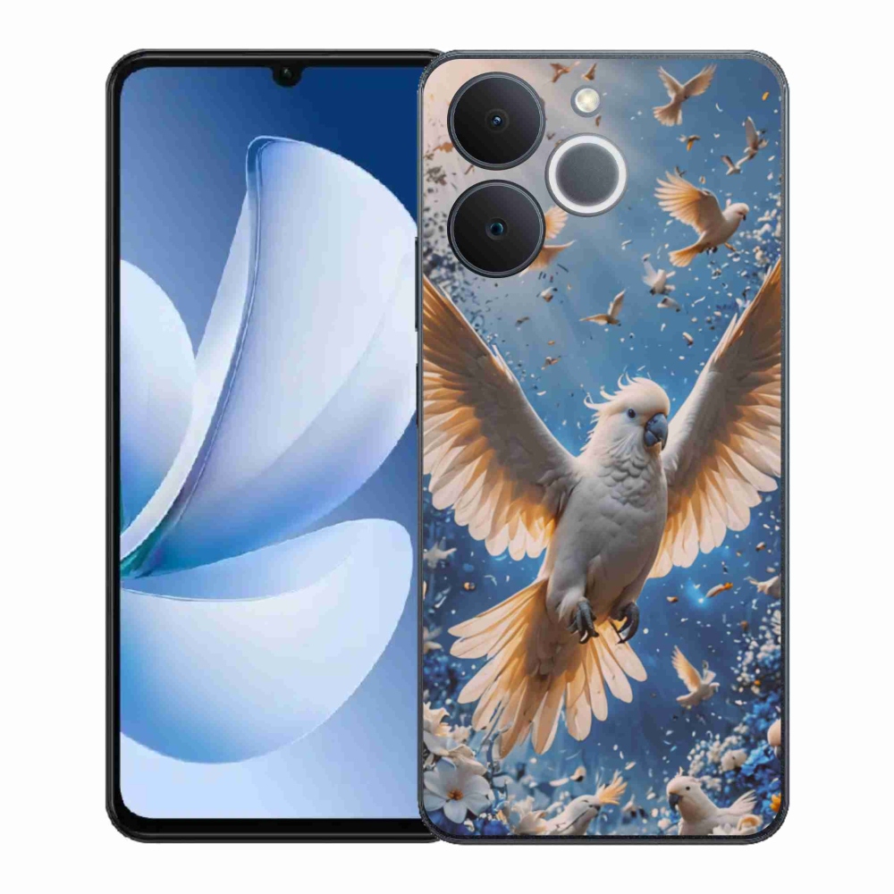 Gelový kryt mmCase na Realme Note 70T - papoušek kakadu